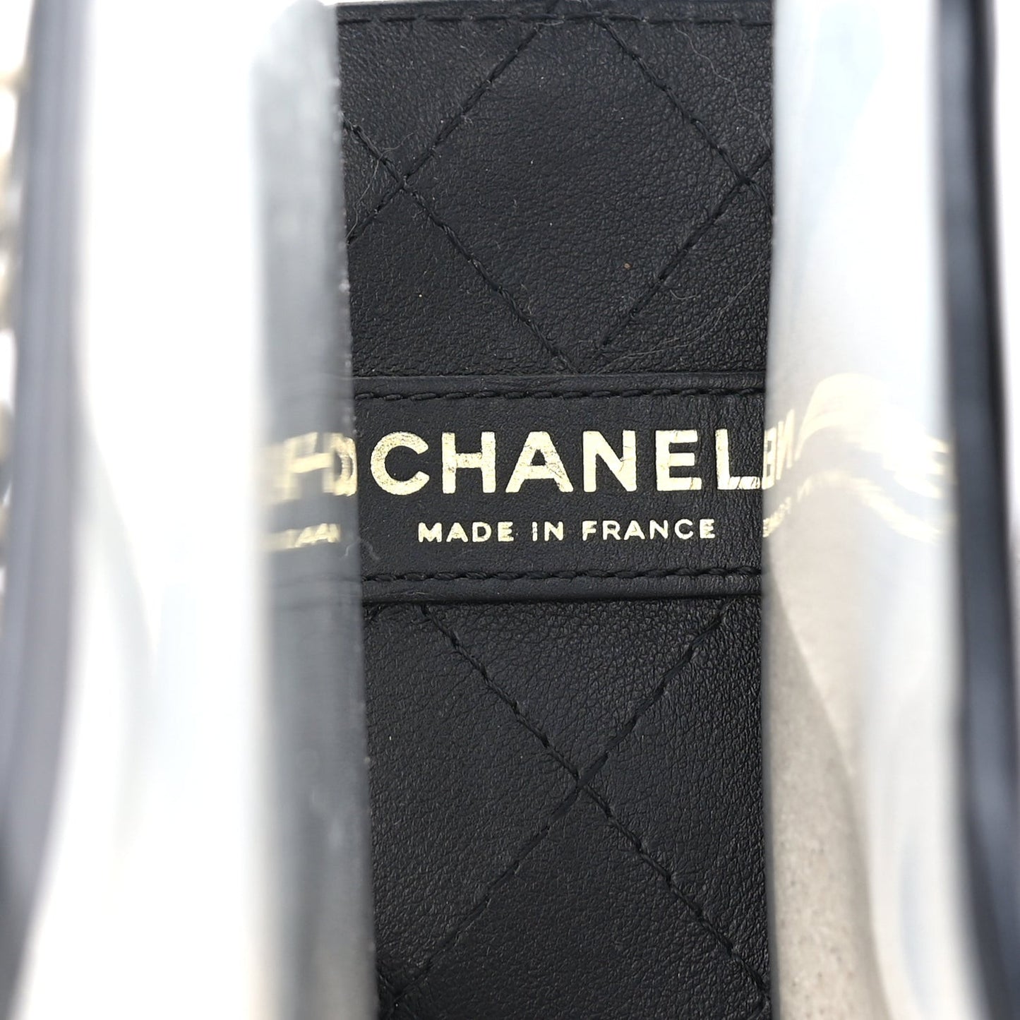 Lambskin PVC Medium Sand By The Sea Flap  Black