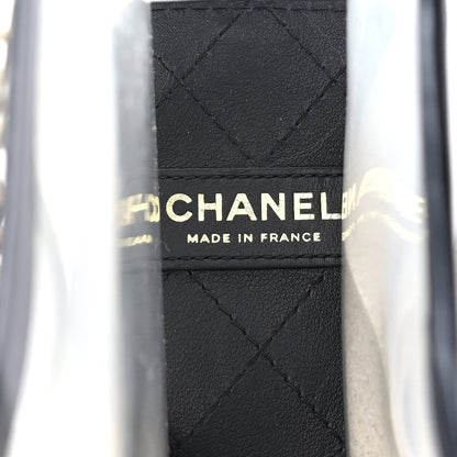 Chanel Lambskin PVC Medium Sand By The Sea Flap  Black 5 of 7