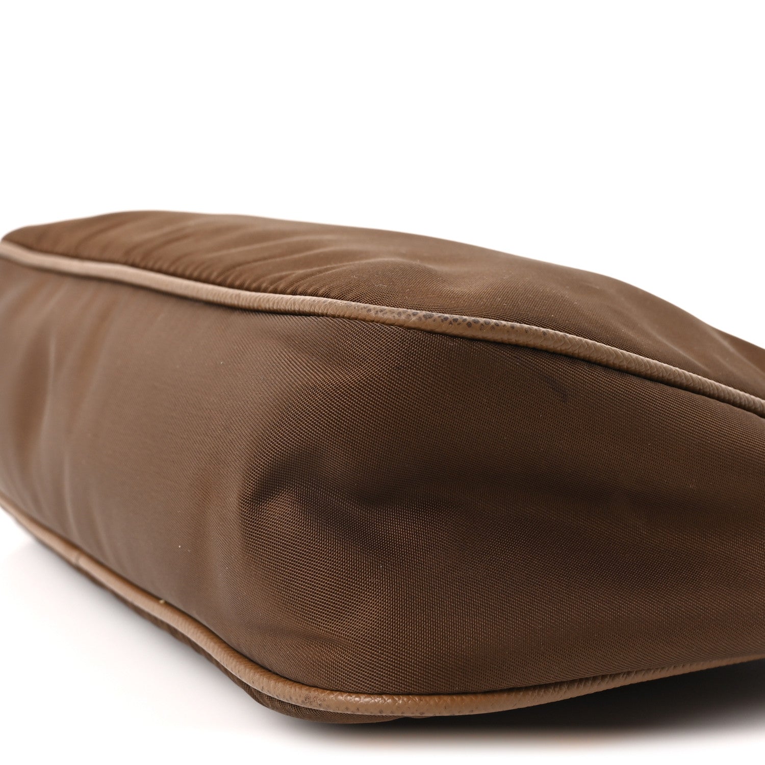 Prada Nylon Re-Edition 2005 Shoulder Bag Cacao 10 of 10