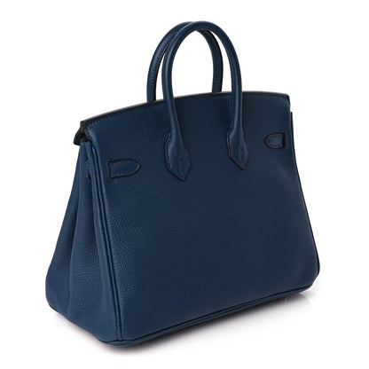 Hermes Togo Birkin 25 Bleu de Prusse 3 of 11