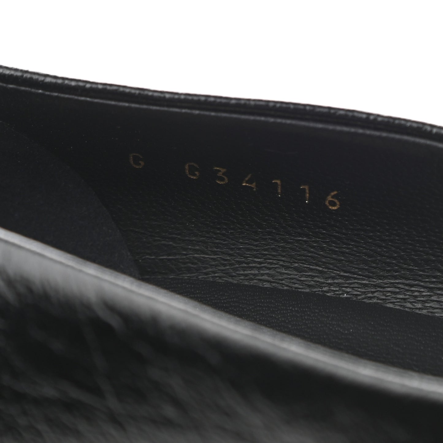 Lambskin Patent Cap Toe CC Pumps 38.5 Black