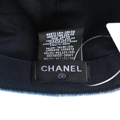 Chanel Denim Mood Cap Hat Blue 8 of 8