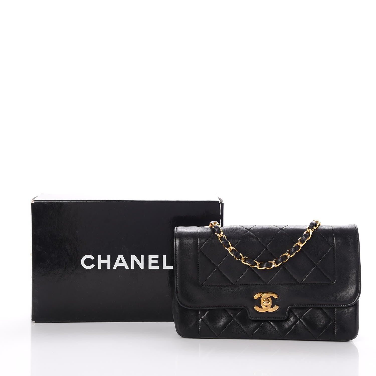 Chanel Lambskin Quilted Small Single Flap Black 10 of 10