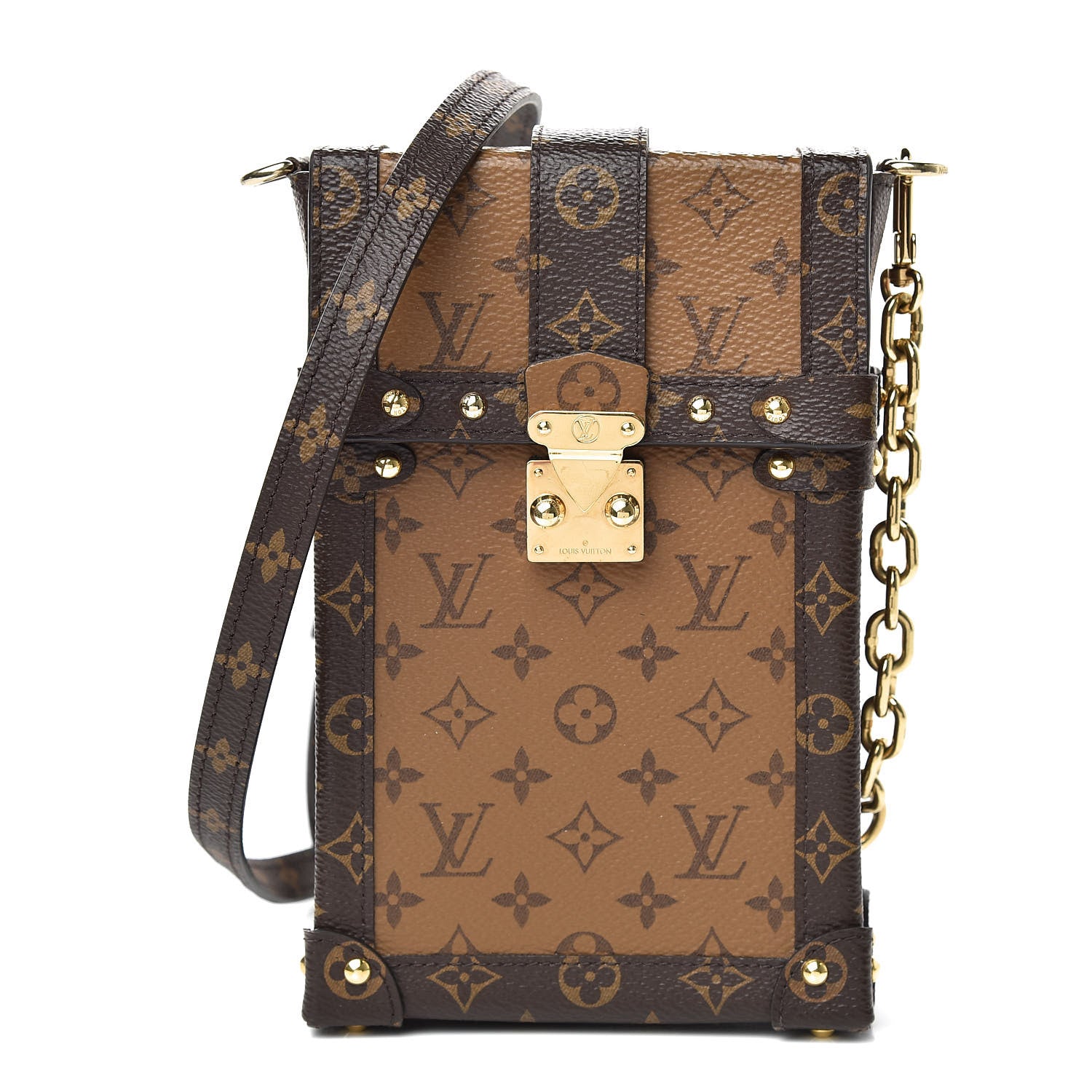 Louis Vuitton Reverse Monogram Pochette Trunk Verticale 1 of 10
