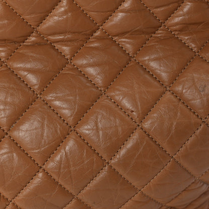 Chanel Aged Calfskin Quilted Be CC Tote Beige 7 of 9