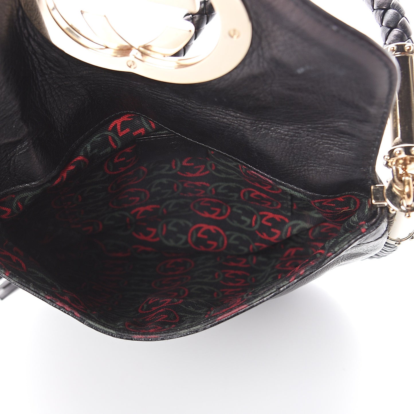 Calfskin Small Britt Tassel Shoulder Bag Black