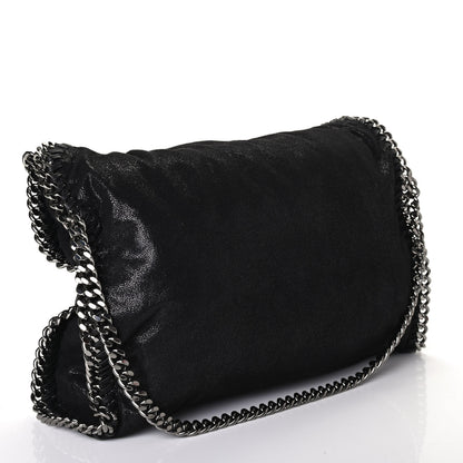 Stella McCartney Shaggy Deer Falabella Fold Over Tote Black 2 of 4