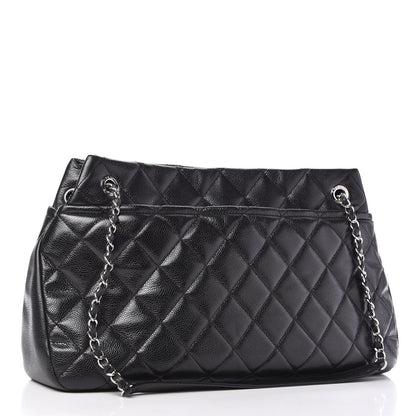 Chanel Caviar Quilted Timeless CC Soft Tote Black 3 of 9