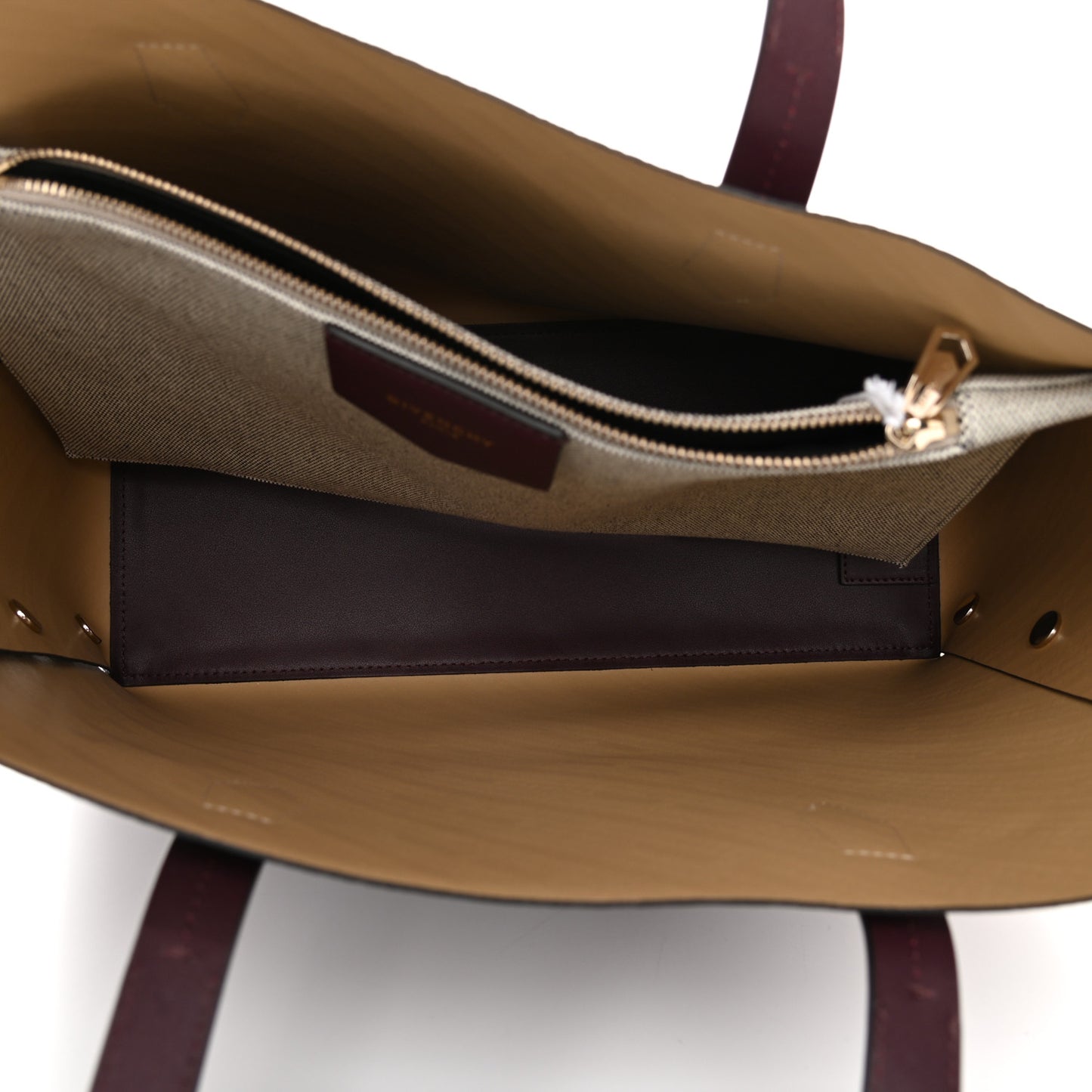 Calfskin Chain Embossed Medium Bond Shopper Tote Burgundy
