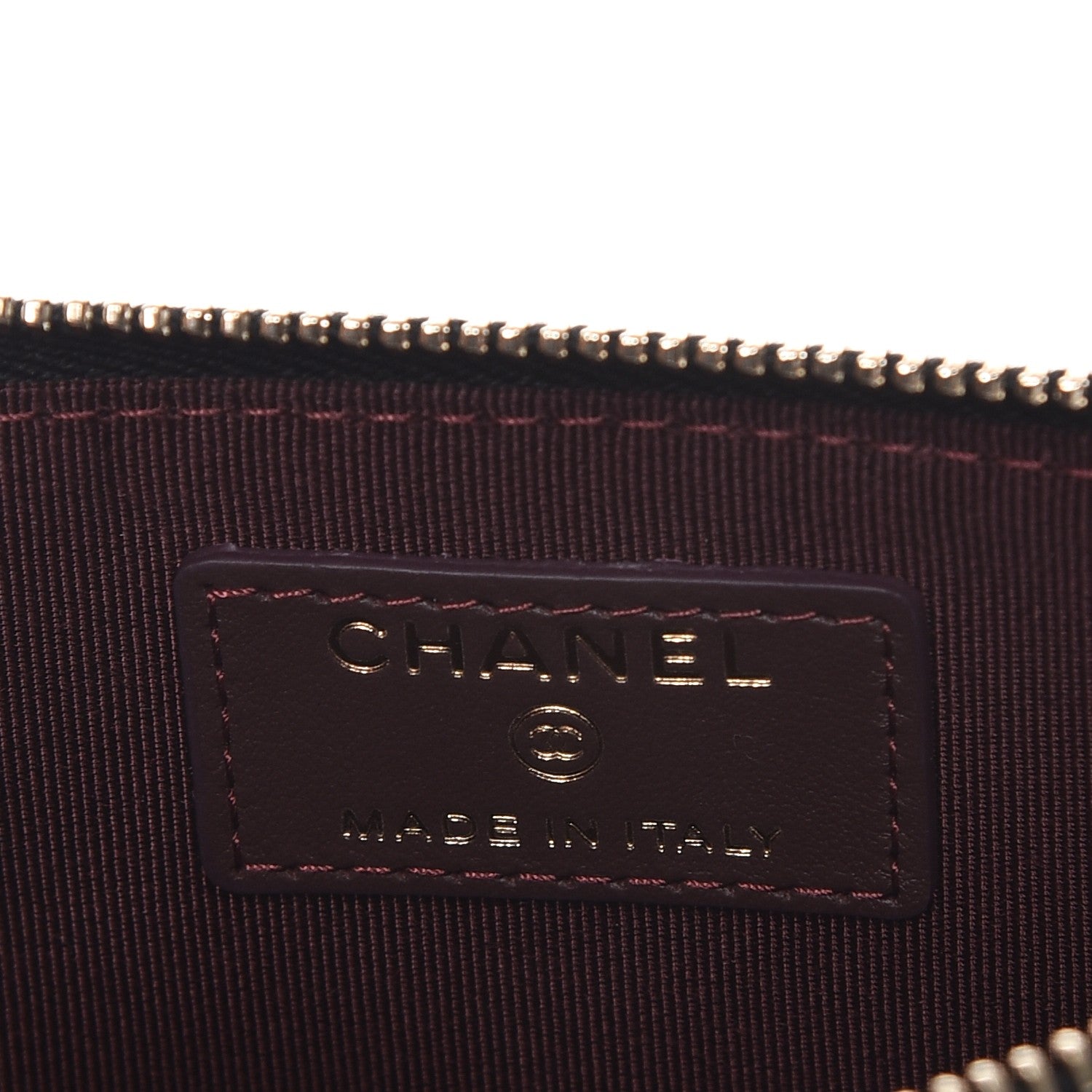 Chanel Caviar Quilted Classic Zip Pouch Black 6 of 8