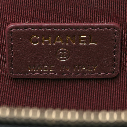 Chanel Caviar Quilted Mini Vanity Case With Chain Black 6 of 11