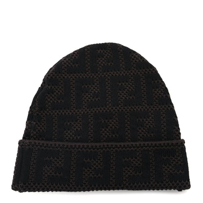 Fendi FF Beanie hat Black 1 of 4