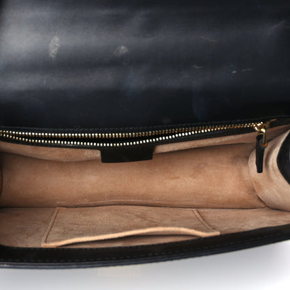 Gucci Calfskin Small Sylvie Shoulder Bag Blue Agata 4 of 8
