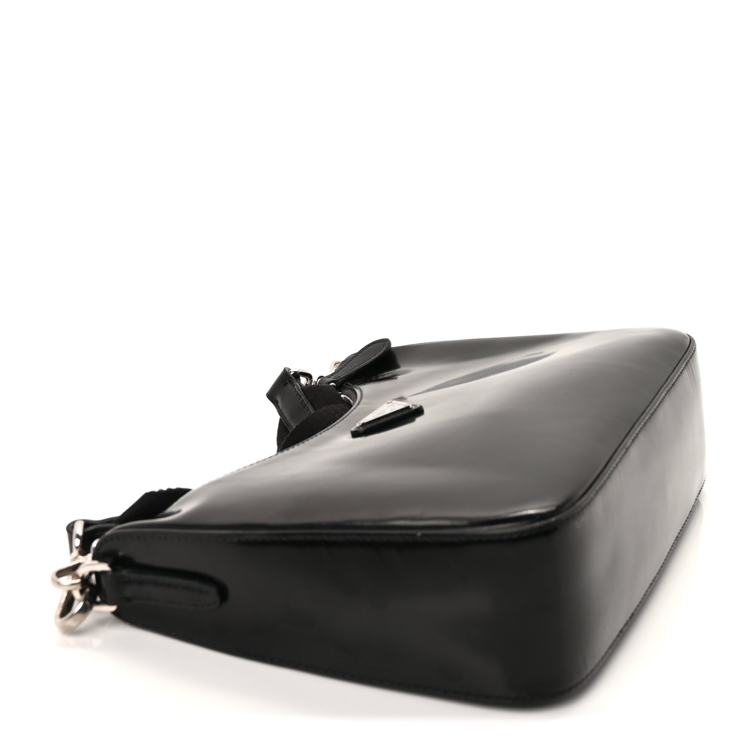 Prada Calfskin Re-Edition 2005 Shoulder Bag  Black 7 of 8