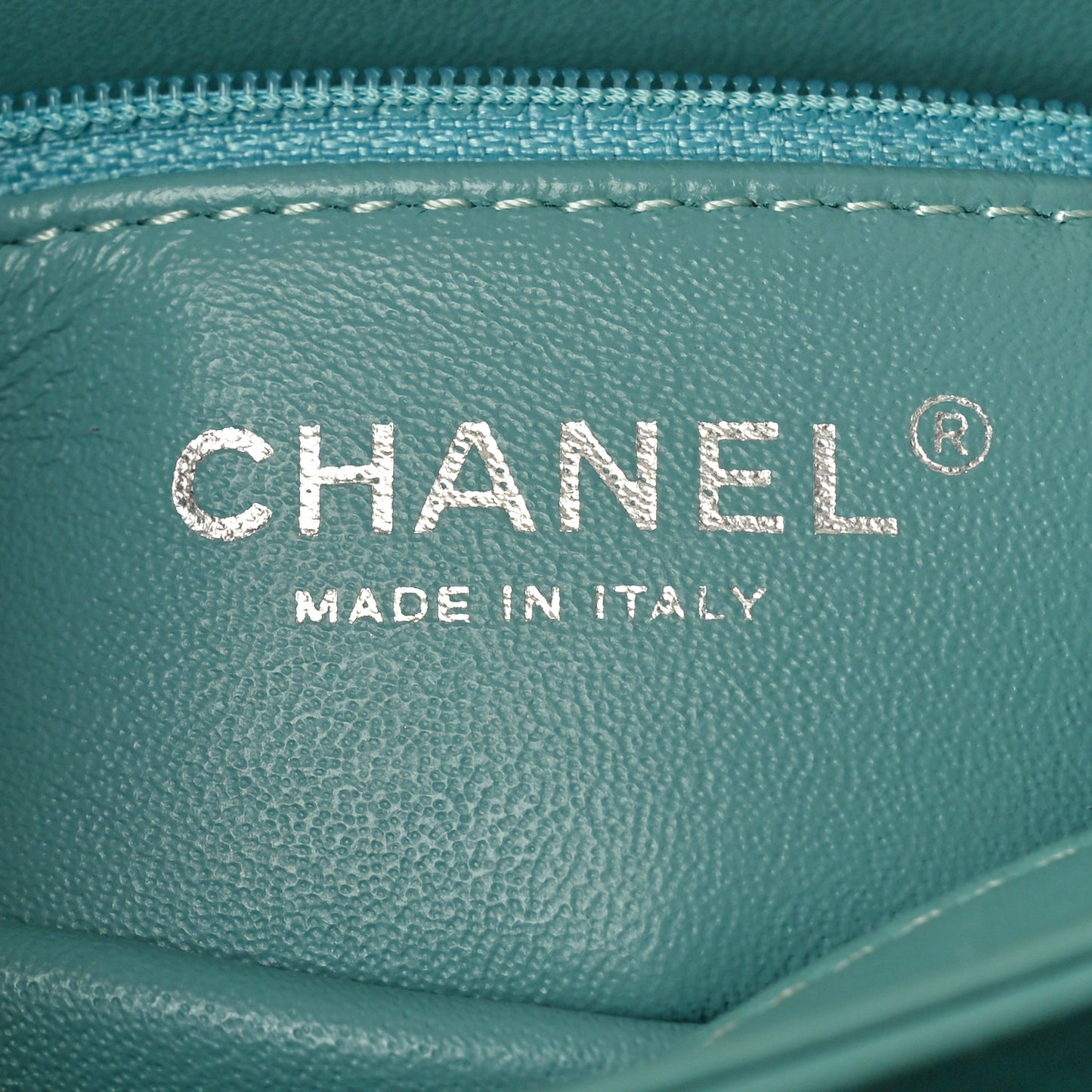 Lambskin Quilted Small Trendy CC Flap Dual Handle Bag Light Blue