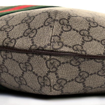 Gucci GG Supreme Monogram Web Small Ophidia Half Moon Hobo Brown 10 of 10