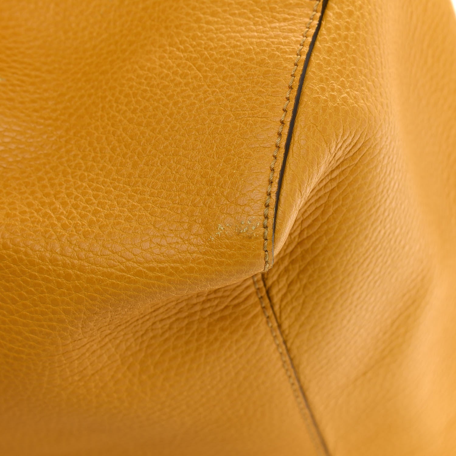 Gucci Dollar Calfskin Medium Swing Tote Yellow 18 of 20