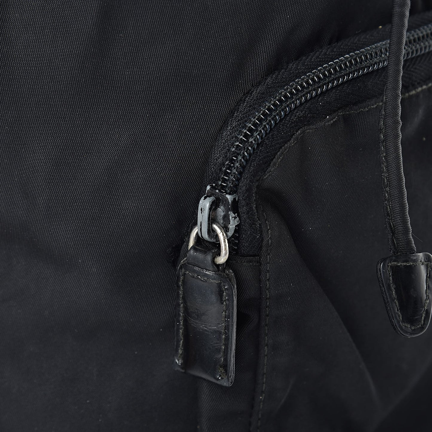 Tessuto Nylon Vela Cinch Backpack Black