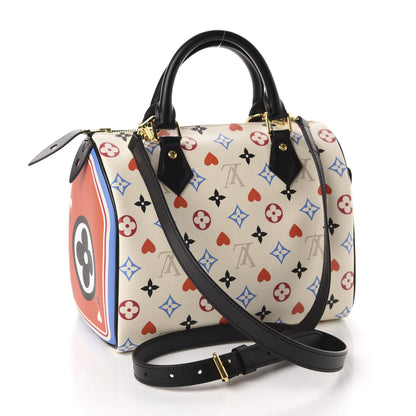Louis Vuitton Game On Speedy Bandouliere 25 White 3 of 10