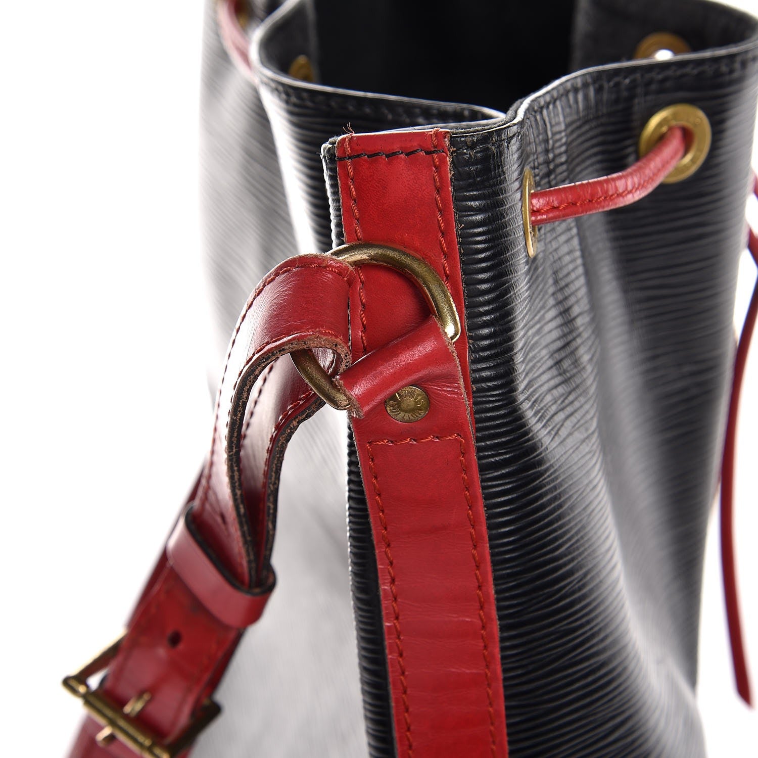 Louis Vuitton Epi Noe Red Black 16 of 16