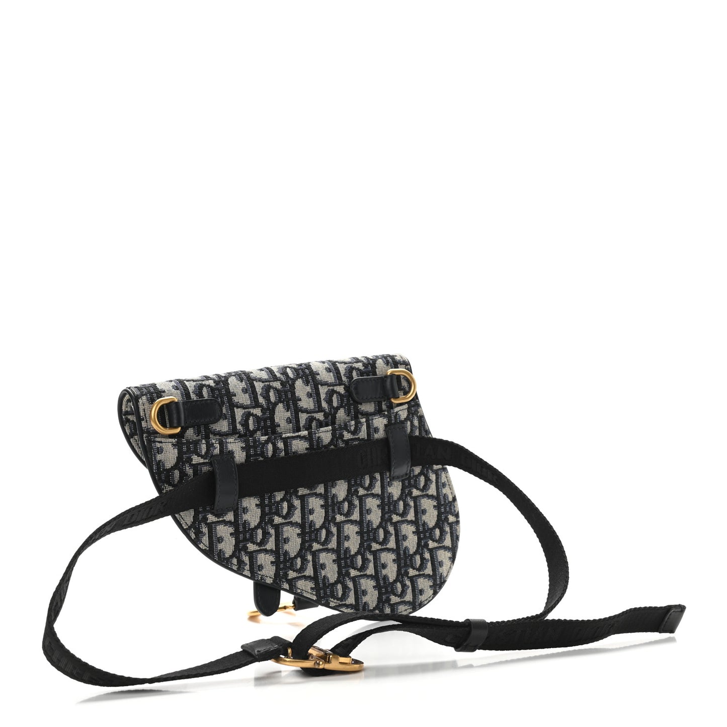 Oblique Saddle Belt Pouch Blue