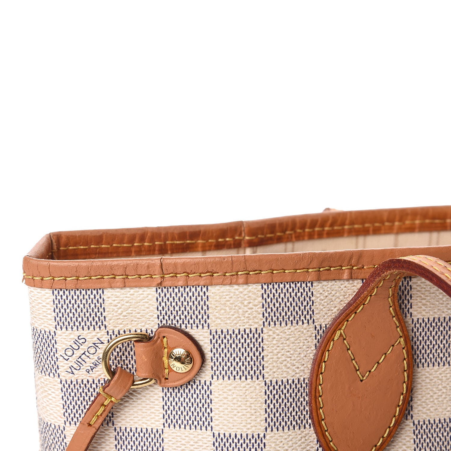 Louis Vuitton Damier Azur Neverfull PM 11 of 15