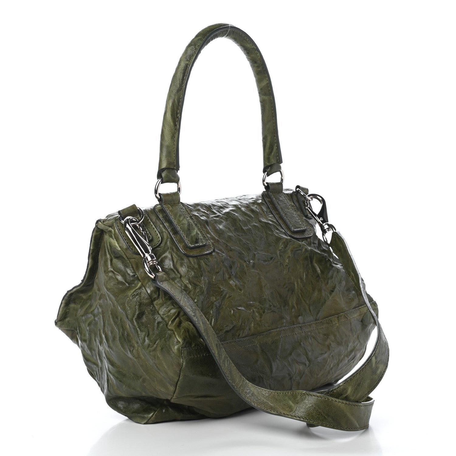 Givenchy Tumbled Sheepskin Medium Pandora Khaki 2 of 10