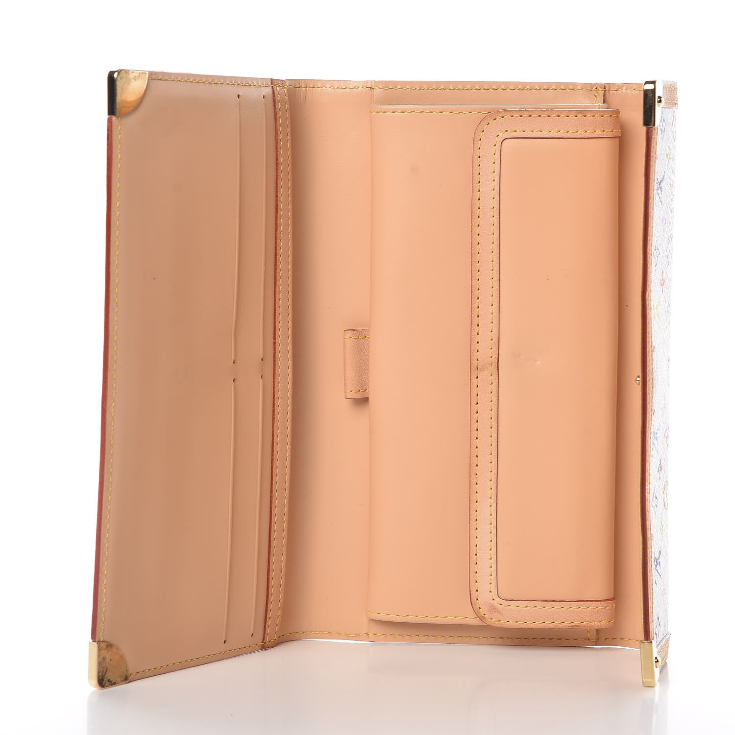 Louis Vuitton Monogram Multicolor Porte Tresor International Wallet White 5 of 10