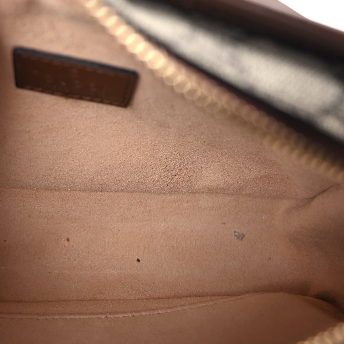 GG Supreme Monogram Azalea Calfskin Mini Retro Interlocking G Shoulder Bag  Beige Ebony Brown Sugar