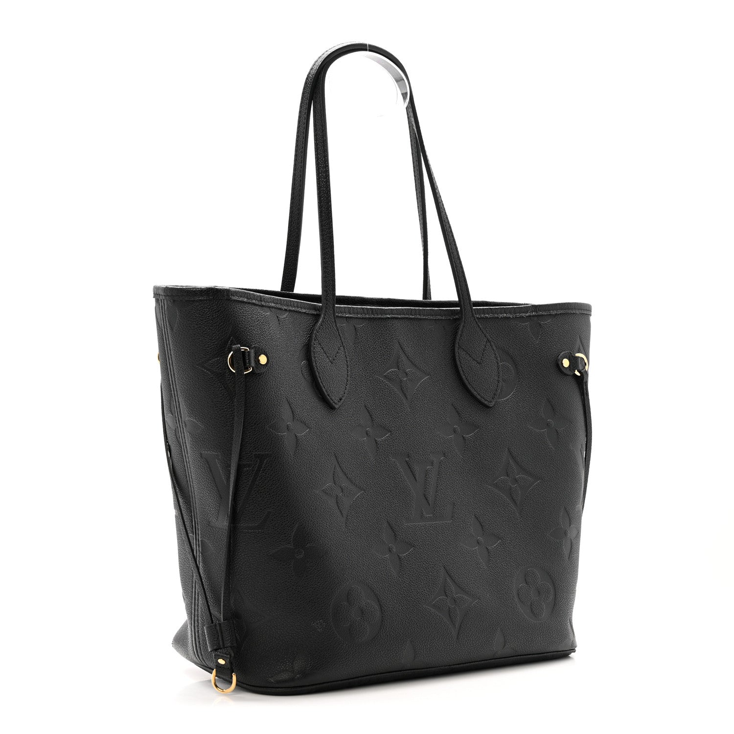 Louis Vuitton Empreinte Monogram Giant Neverfull MM Black 4 of 12