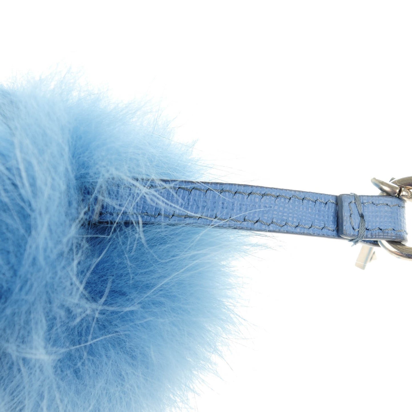 Fox Fur Vitello Elite Pom Pom Bag Charm Nebula