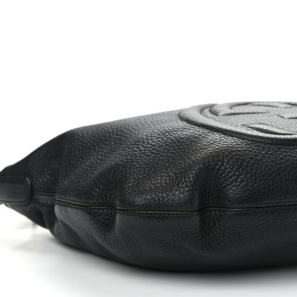 Gucci Pebbled Calfskin Medium Soho Hobo Black 9 of 15