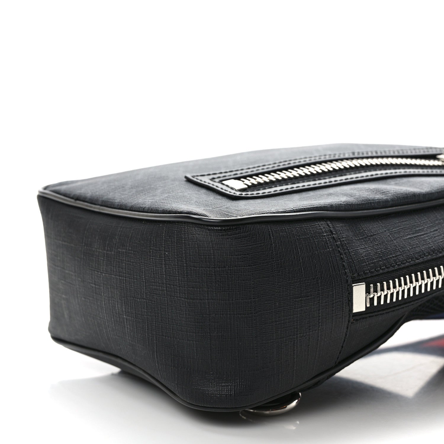 Gucci GG Supreme Monogram Web Belt Bag Black Grey 8 of 8