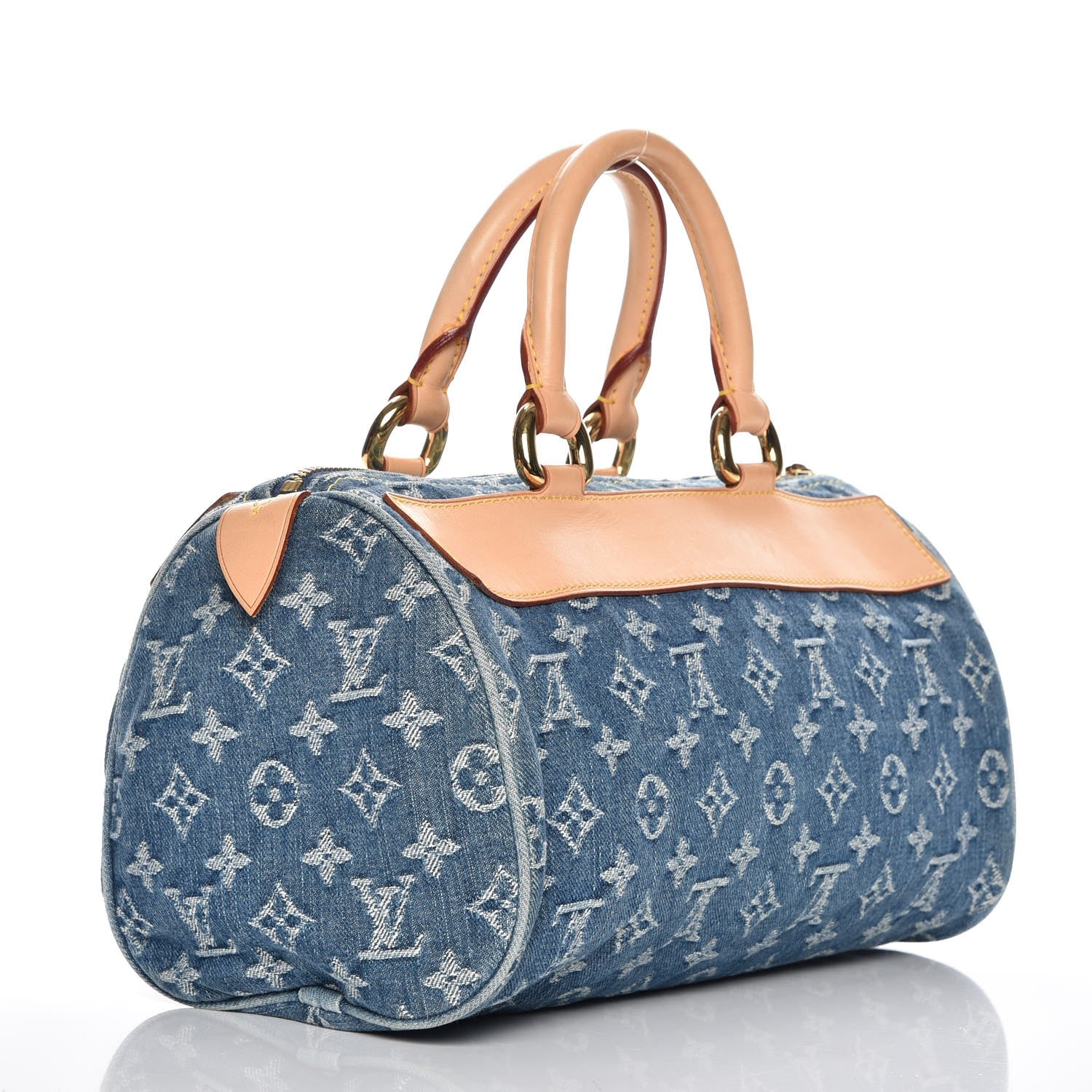 Louis Vuitton Monogram Denim Neo Speedy Blue 3 of 7