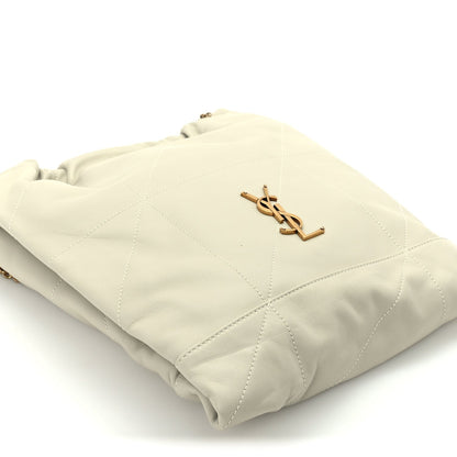 Saint Laurent Lambskin Matelasse Monogram Medium Jamie 4.3 Pochon  Blanc Vintage 7 of 8