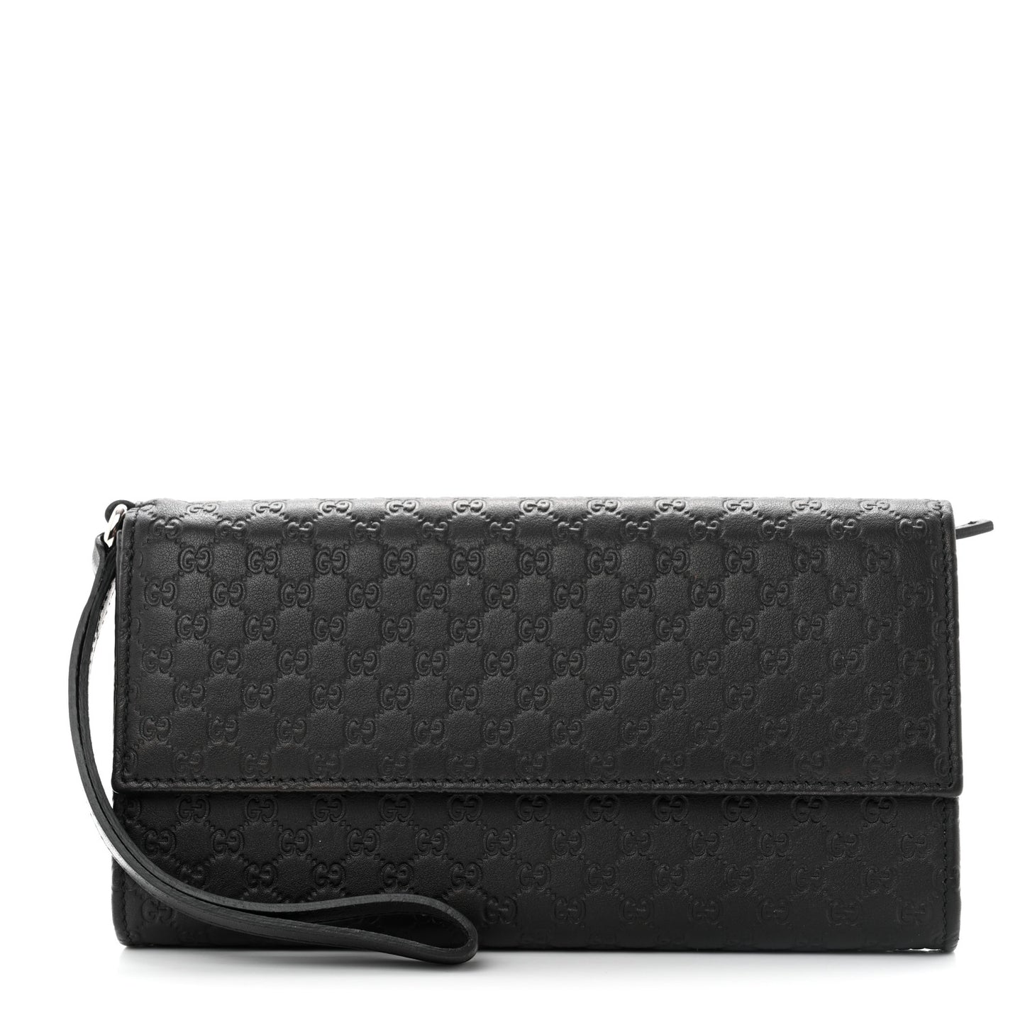 Microguccissima Travel Document Case Black