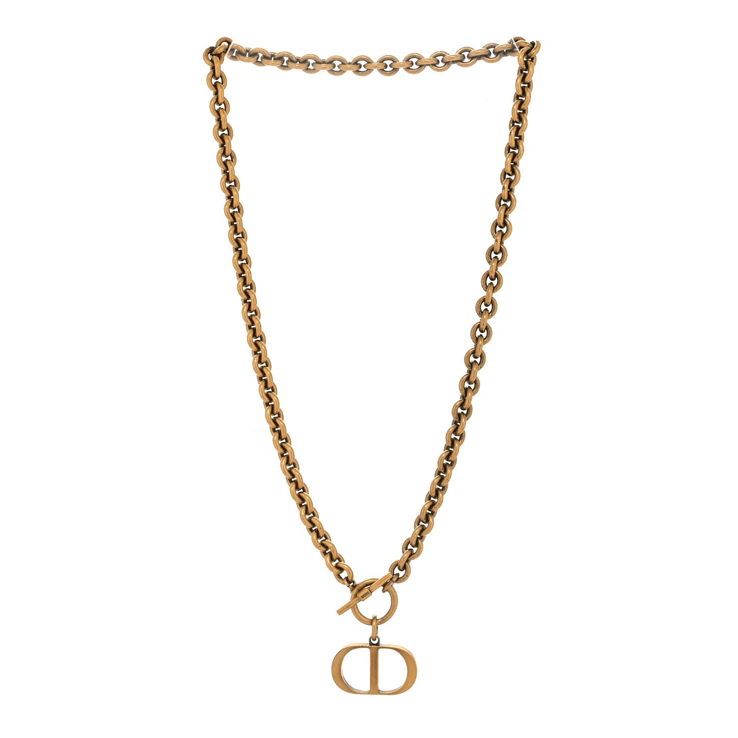 Metal 30 Montaigne Necklace Aged Gold