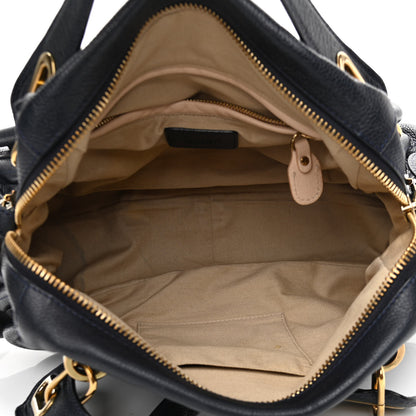 Chloe Calfskin Medium Paraty Navy 4 of 15