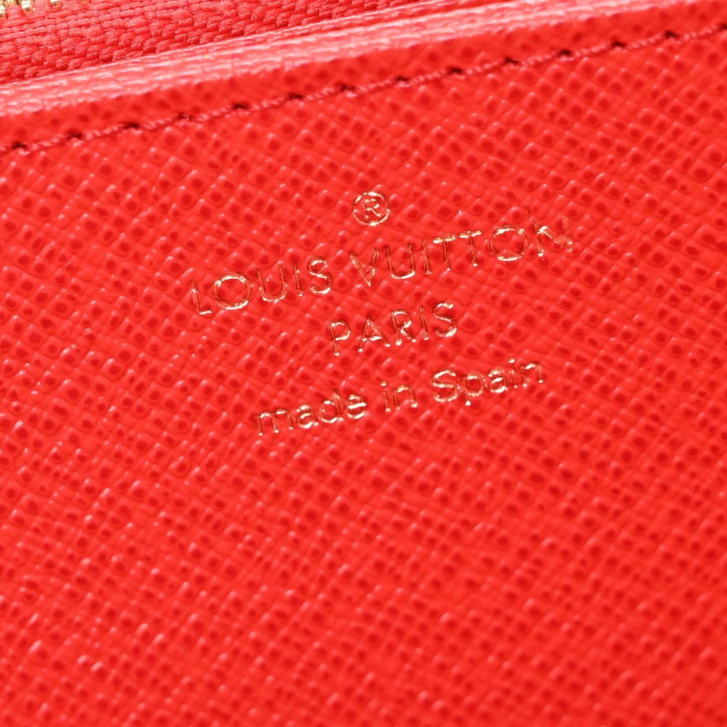 Monogram Zippy Wallet Coquelicot
