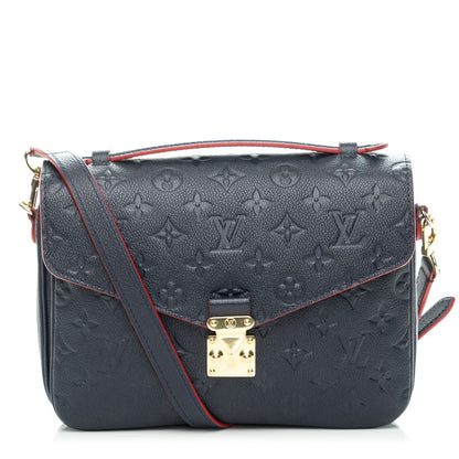 Louis Vuitton Empreinte Pochette Metis Marine Rouge 1 of 8