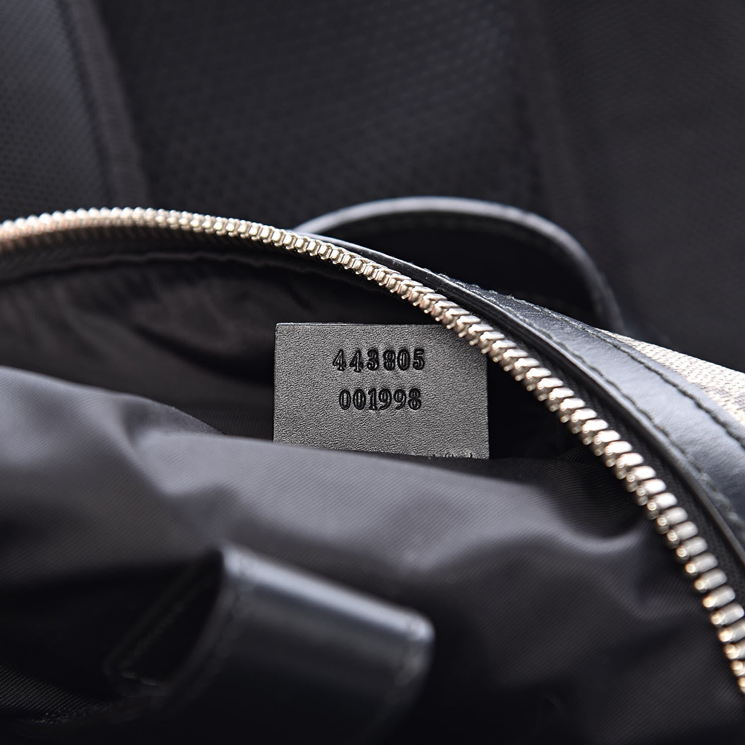 Gucci GG Supreme Monogram Web Dome Backpack Black 7 of 10