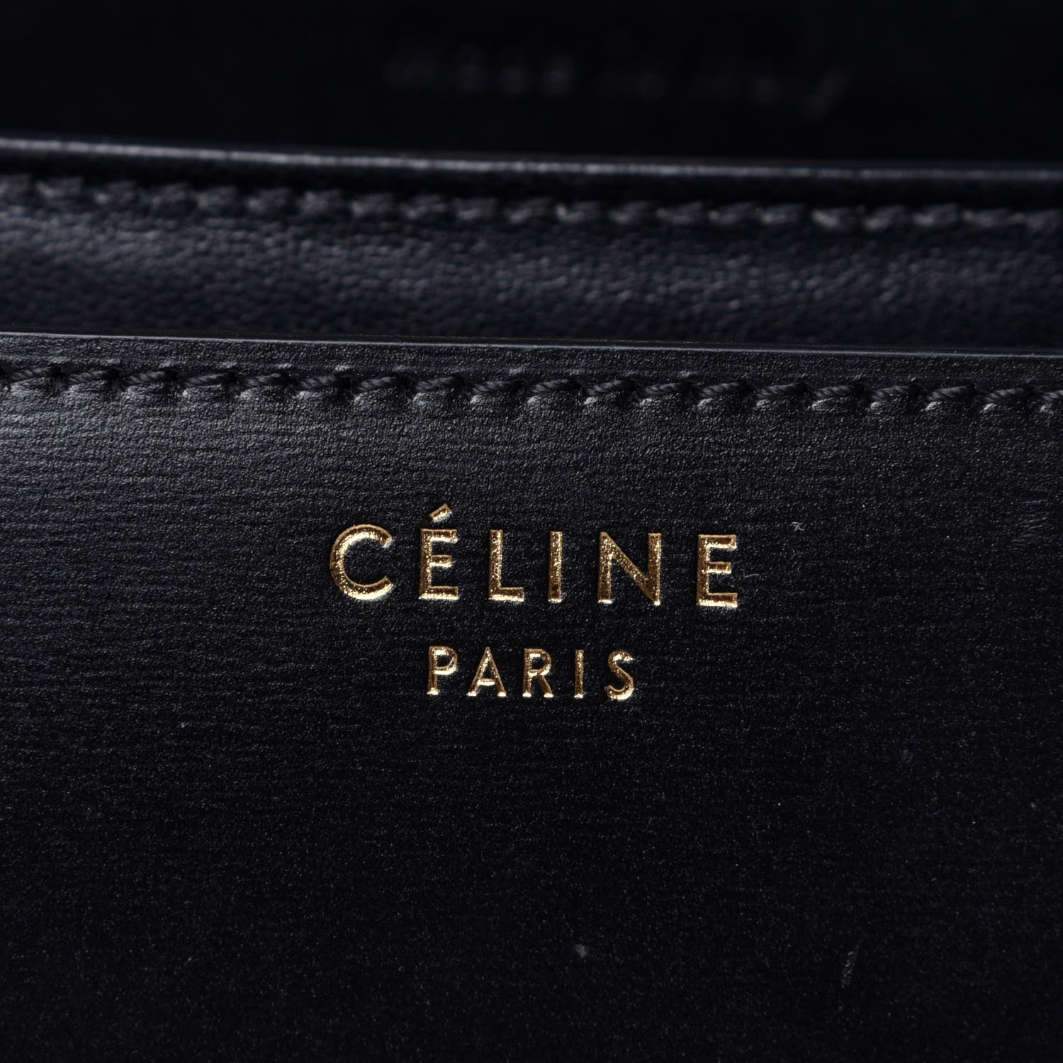 Celine Box Calfskin Medium Classic Box Flap Bag Black 6 of 12
