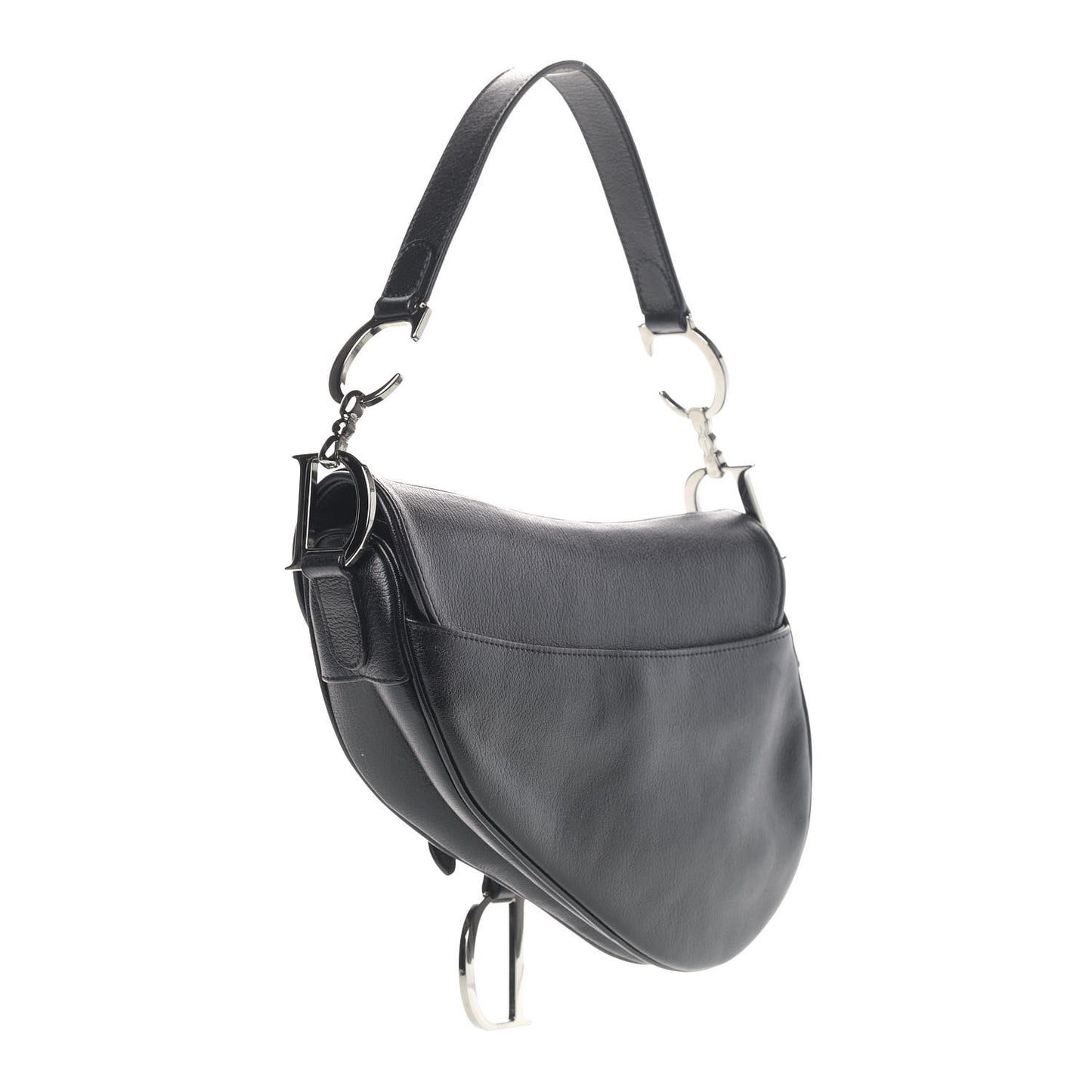 Calfskin Saddle Bag Black