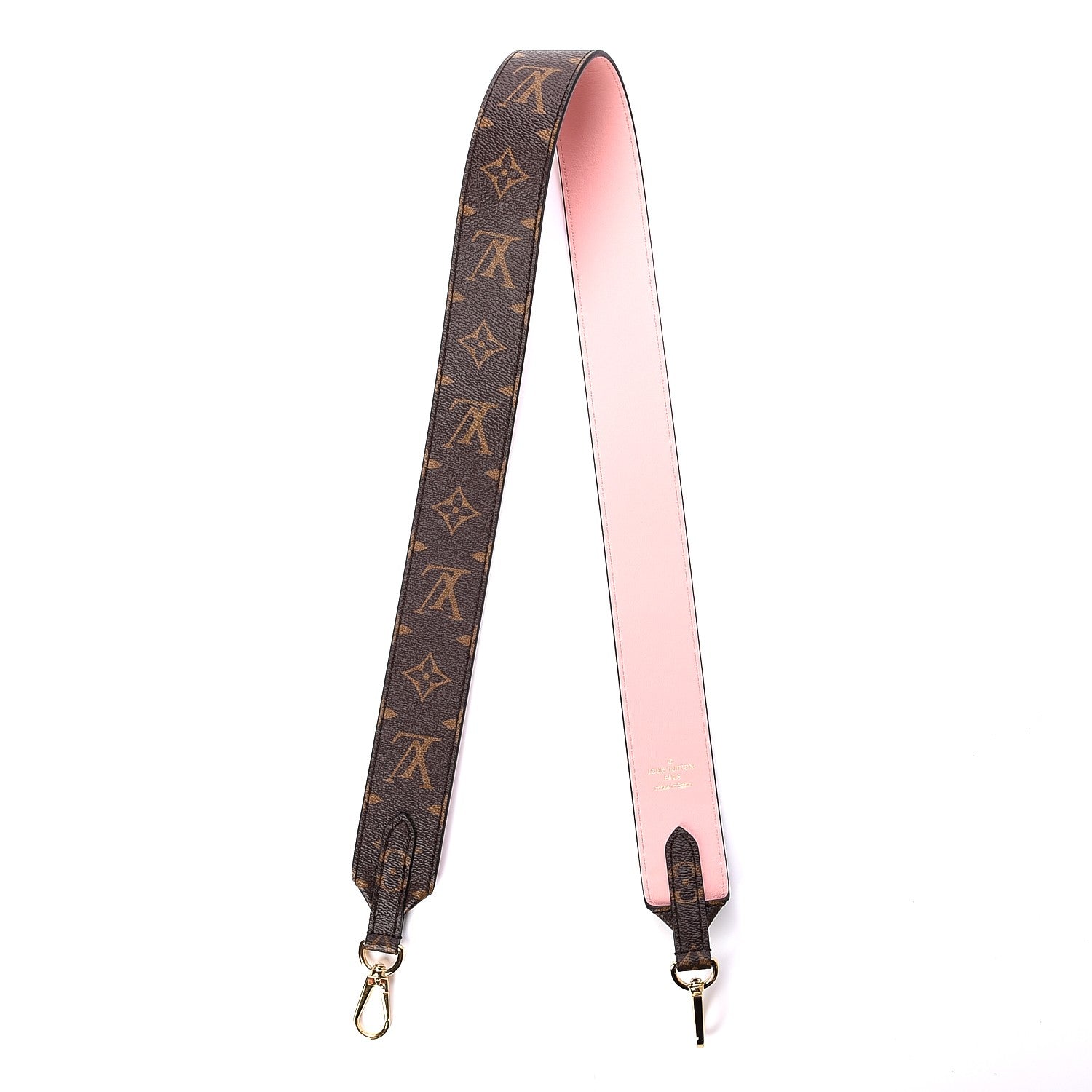 Louis Vuitton Monogram Bandouliere Shoulder Strap Rose Poudre 3 of 6