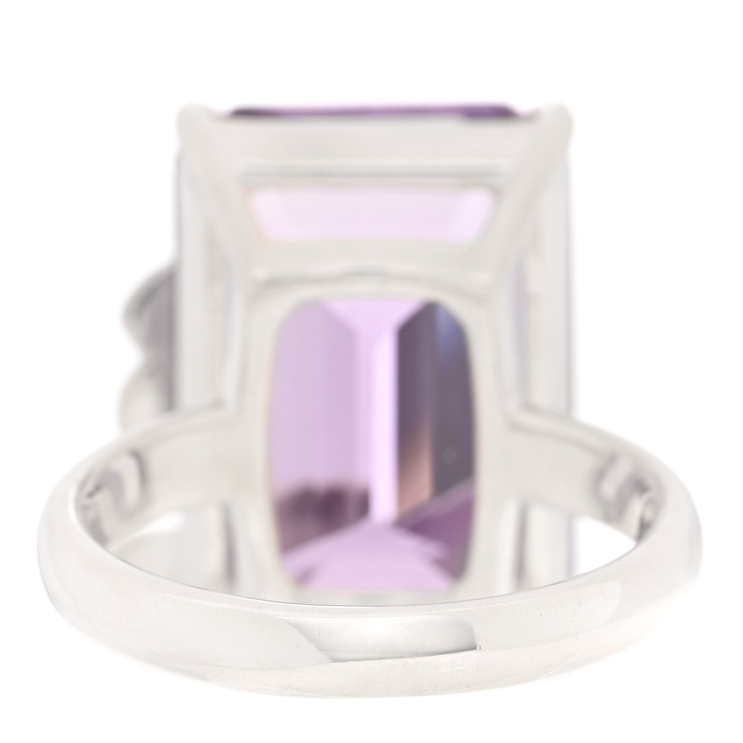 Tiffany Sterling Silver 18K Rose Gold Amethyst Return to Tiffany Love Bugs Butterfly Ring 54 7 3 of 4