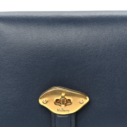 Mulberry High Gloss Leather Lana Compact Wallet Night Sky 2 of 7