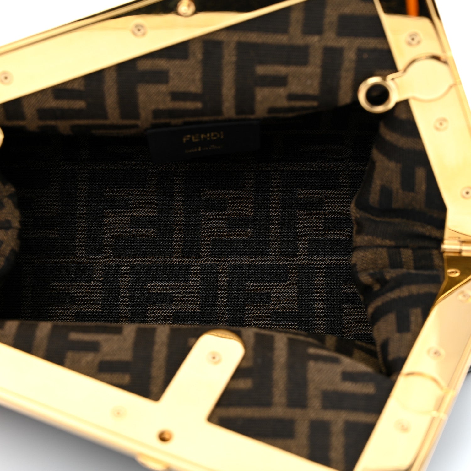 Fendi Shiny Nappa Small Fendi First Black 5 of 11