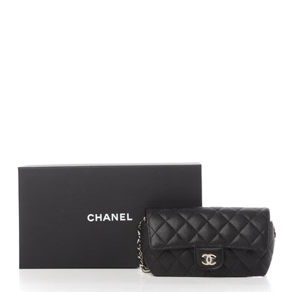 Chanel Caviar Quilted Glasses Case With Chain Black 12 of 12