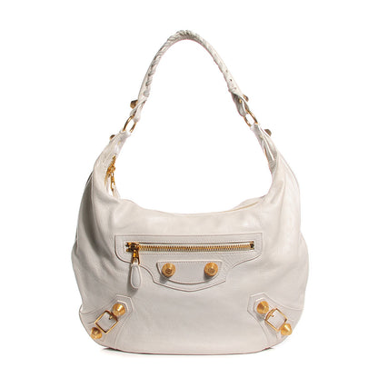 Balenciaga Agneau Giant 21 Gold Hardware Hobo White 1 of 9