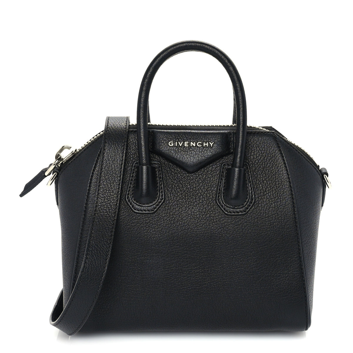 Sugar Goatskin Mini Antigona Black